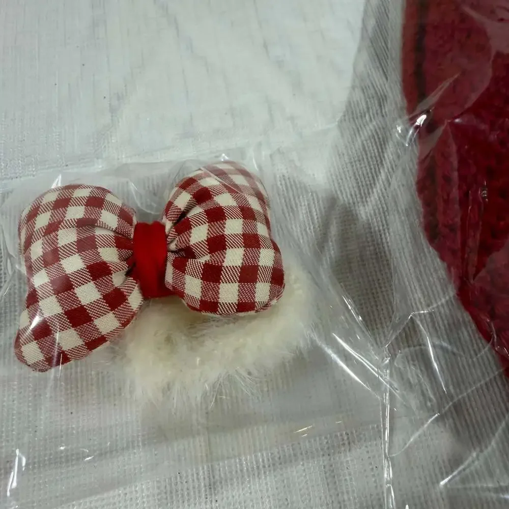 Zology Red & White Holiday Pet Accessory Set - Size Large - New with Box lg